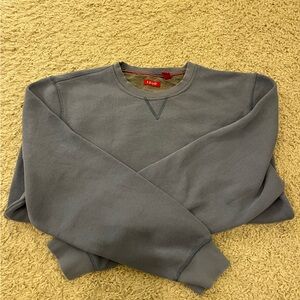 Izod Men's Blue Crewneck Sweater